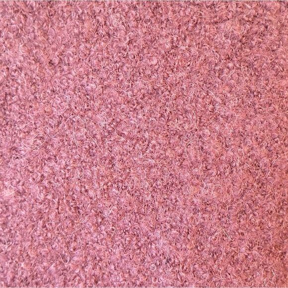 & Other Stories Women's Maroon Alpaca Blend Cropped Mock Neck Sweater Size S - Picture 5 of 7